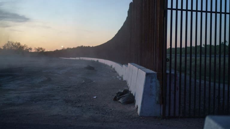 'God's army' trucker convoy heading to the border had their tires slashed.