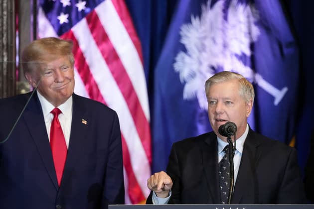 Lindsey Graham 'threw Trump under the bus' in Georgia case and hugged Fani Willis, book says.