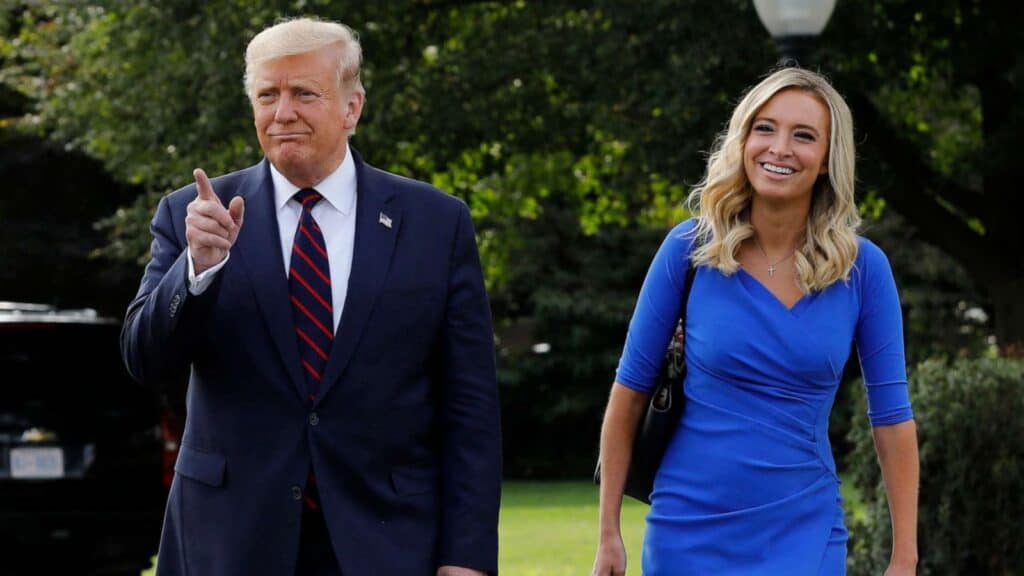 Trump slams 'RINO' Kayleigh McEnany after New Hampshire win.