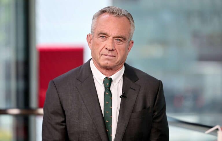 RFK Jr explains why his campaign account left heart eyes emoji on OnlyFans model’s TikTok post.