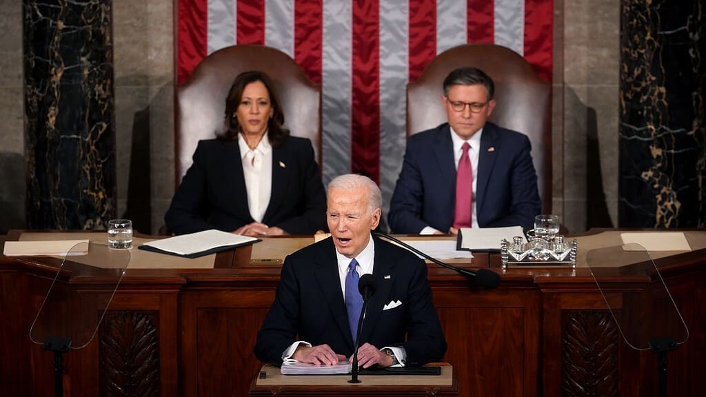 Majority of Americans who watched Biden's SOTU address had a positive response.