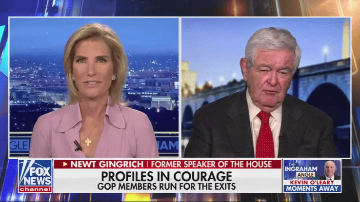 Gingrich says Gaetz 'unleashed the demons’ after Greene files motion to oust Speaker Johnson.