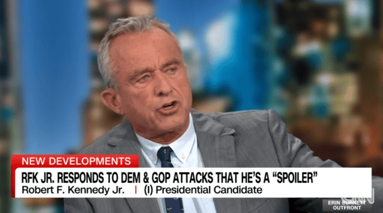 RFK Jr says Biden is a greater threat to democracy than Trump.