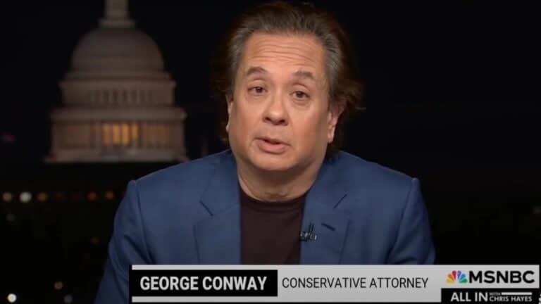 George Conway makes massive donation to Joe Biden’s campaign.