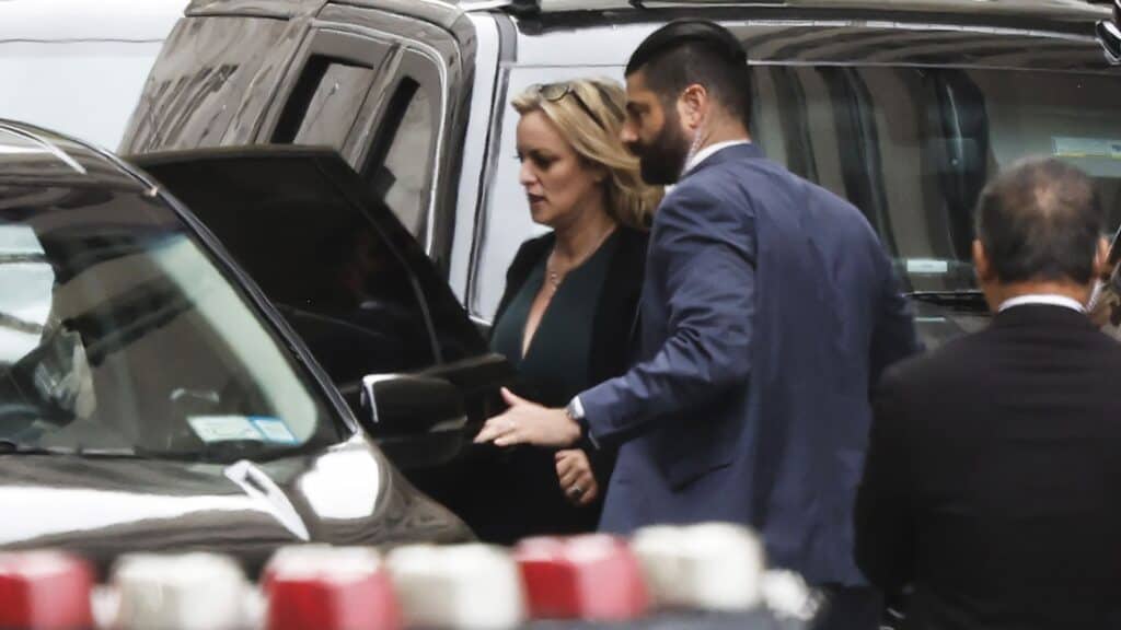 Stormy Daniels wore bulletproof vest to Trump trial fearing what 'some nut might do to her,' attorney says.