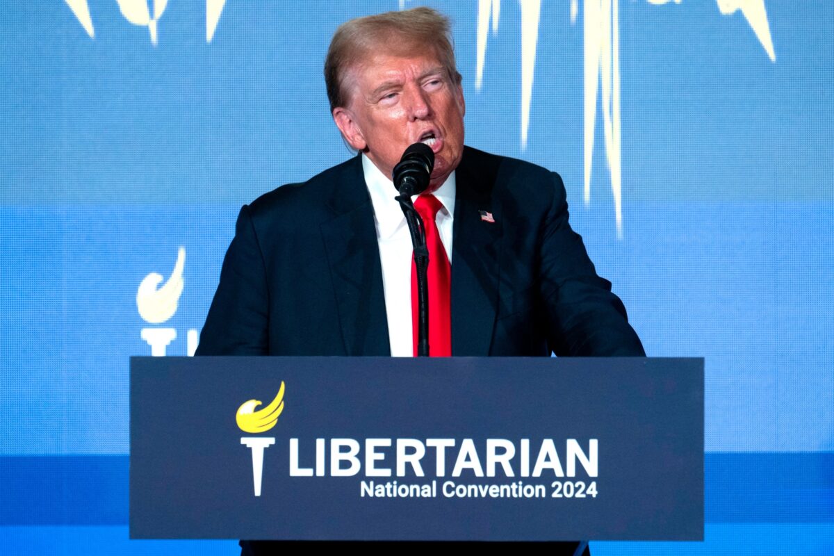 MAGA sycophants praise Trump's speech at Libertarian convention despite booing: 'Knocked it out of the park."