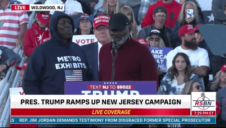 McCarthy applauds the appearance of former NFL star and registered sex offender at Trump rally.