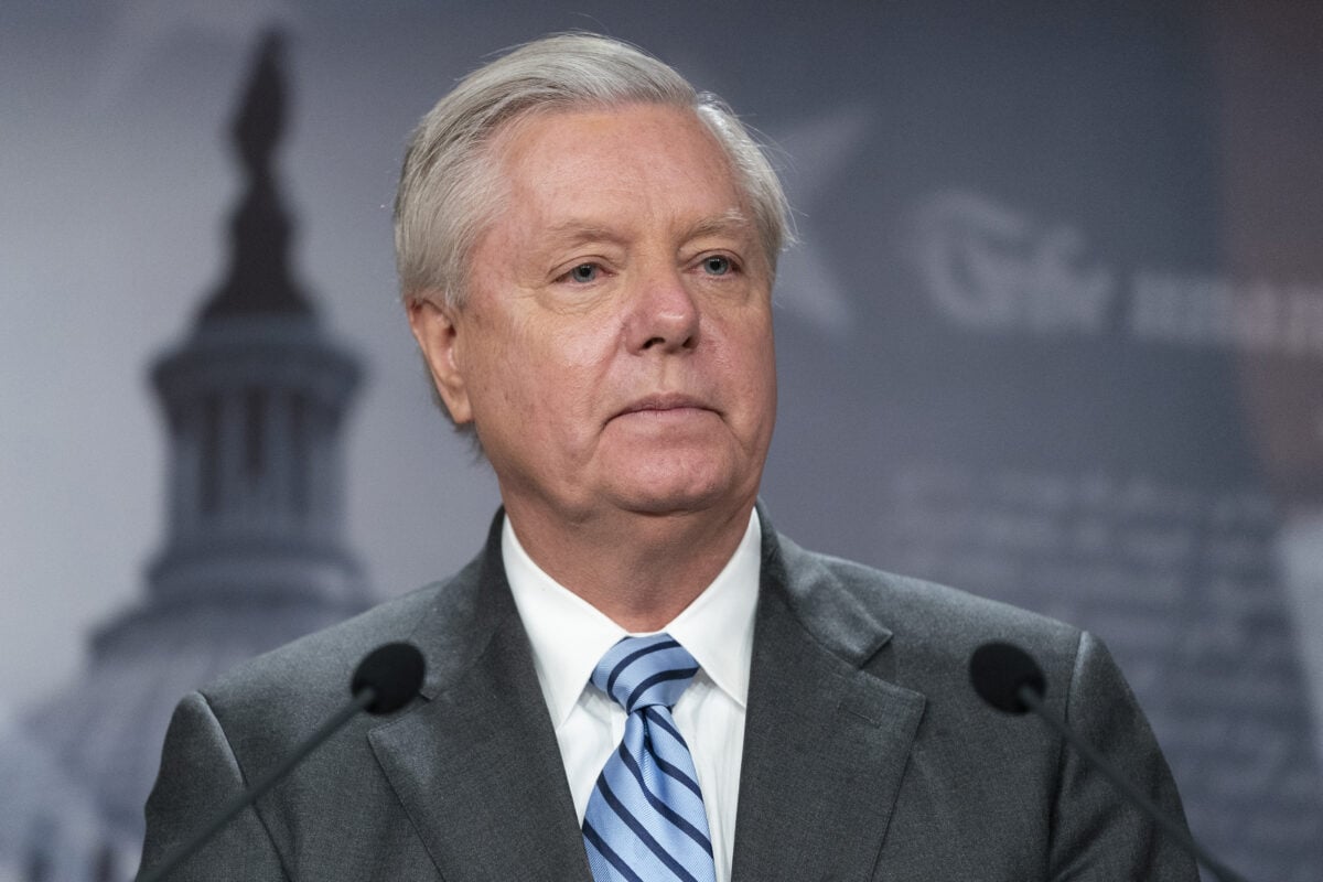 Lindsey Graham offers bizarre defense of Donald Trump.