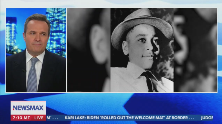 Newsmax host Donald Trump to Emmett Till