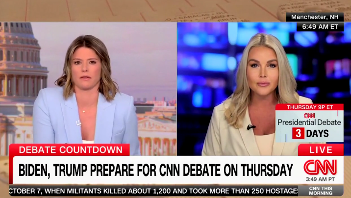 CNN host cuts interview with Trump spokesperson for repeatedly trashing debate moderators.