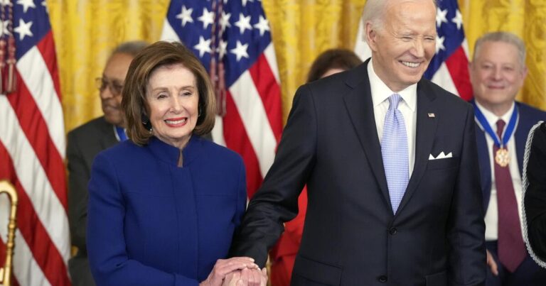 Pelosi quietly working behind the scenes to remove Biden from the Democratic ticket.