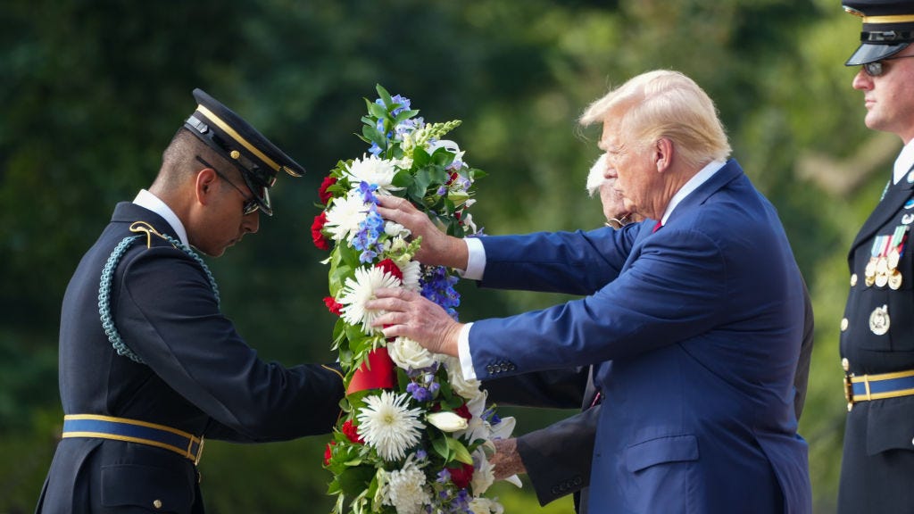 Trump campaign staffers involved in altercation with Arlington Cemetery official identified.