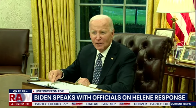 “He’s lying!”: Biden slams Trump over false claim about federal government’s response to Hurricane Helene.