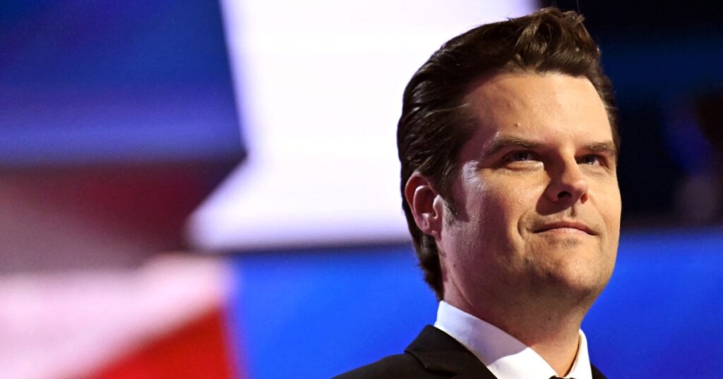 Florida AG, County Sheriff indicate they will not prosecute Matt Gaetz.