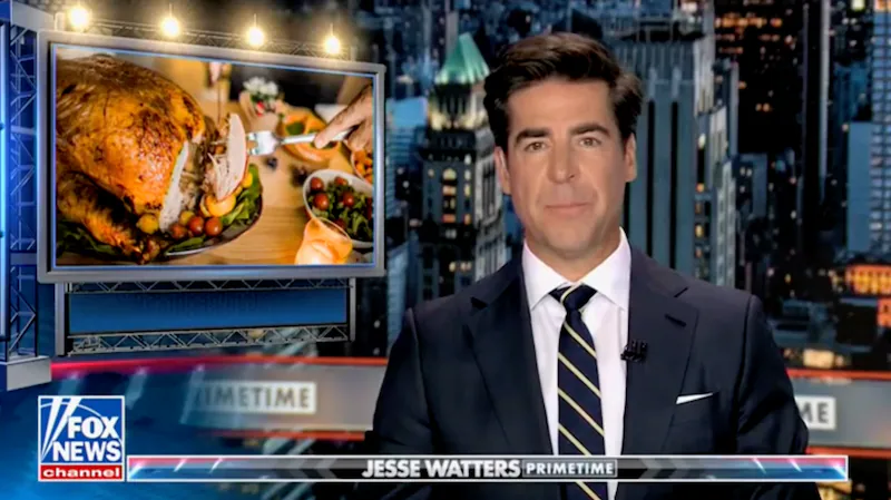 Fox News host Jesse Watters says his mother did not invite him to Thanksgiving after Trump’s election win.