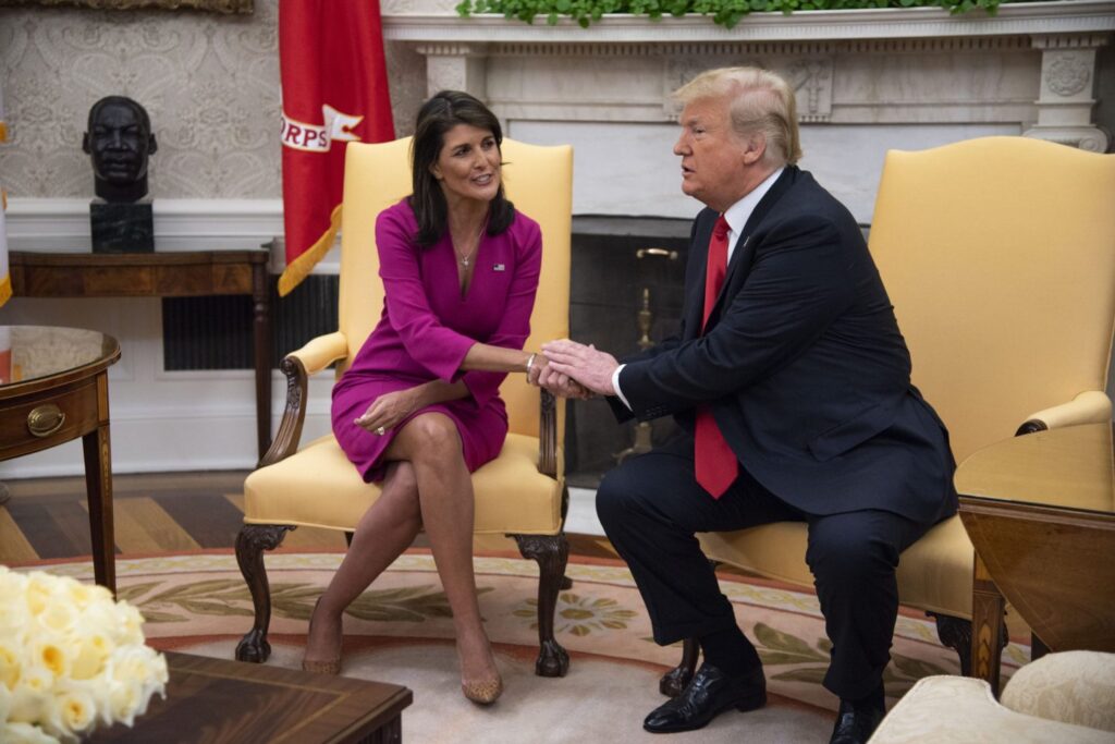 Nikki Haley responds after Trump says she won’t be invited to join his administration.