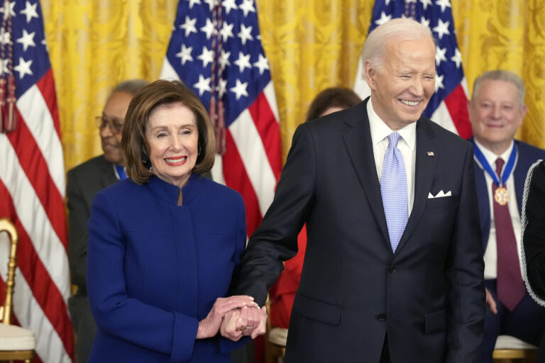 Pelosi blames Biden for Harris’ loss to Trump.