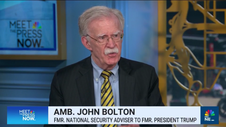 Bolton compares Patel to Soviet secret police chief.