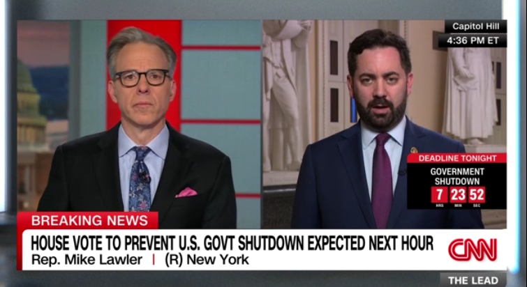 Tapper flat out tells House Republican that they “can’t govern”