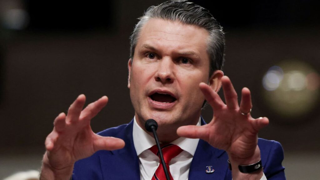 WSJ editorial board praises Democratic senator for his questioning of Hegseth.