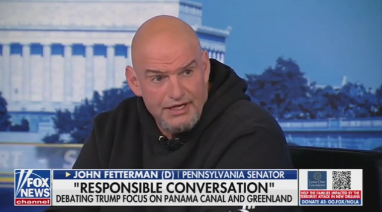 Fetterman: Buying Greenland is a ‘responsible conversation,’ compares it to Louisiana purchase.