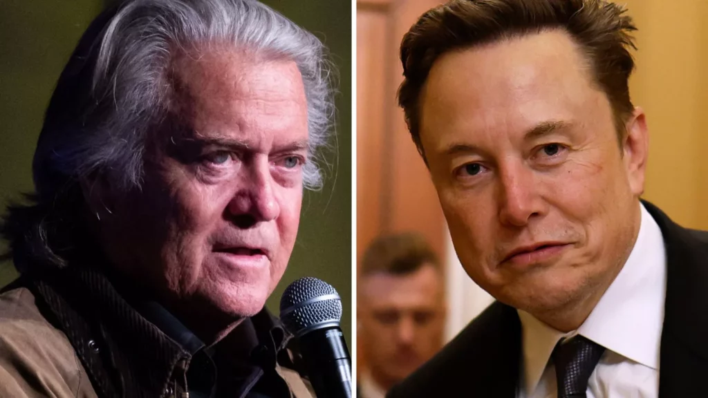 Bannon vows to take down “racist” and “truly evil” Elon Musk by inauguration day.