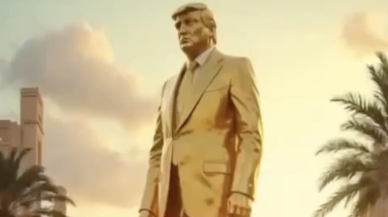 Trump shares AI-generated video of ‘Trump Gaza’