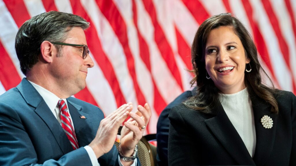 Stefanik reportedly blames Johnson after Trump withdraws UN ambassador nomination.