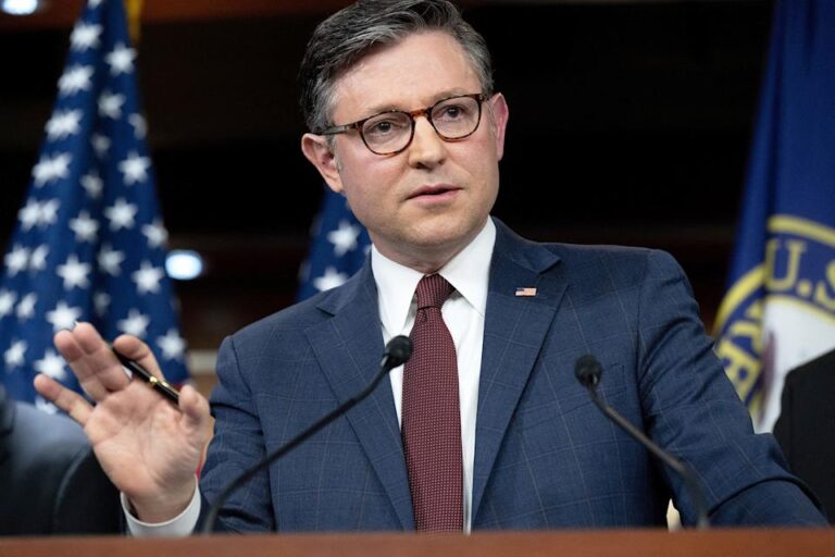 House Speaker Mike Johnson dismisses Trump accepting luxury jet from Qatar: “Not my lane.”