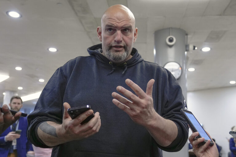 Fetterman slams Democrats over LA protests.