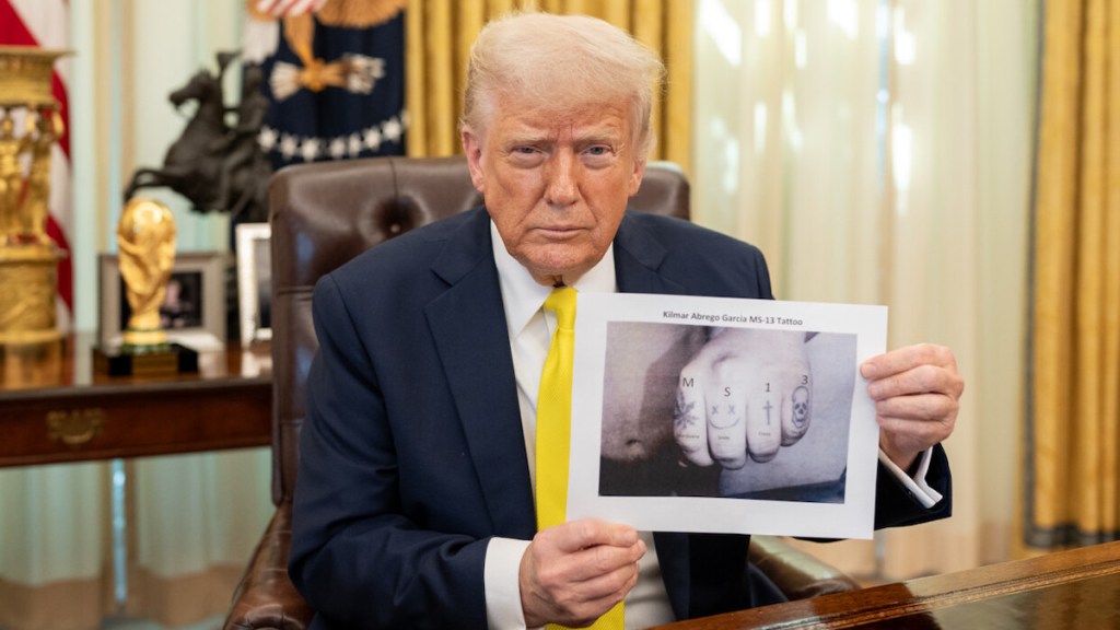 Trump admin official melts down in live interview when pressed about doctored Abrego Garcia photo.