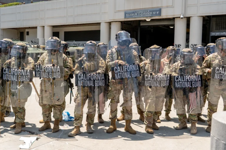 Troops deployed to LA say they feel ‘used as political pawns’