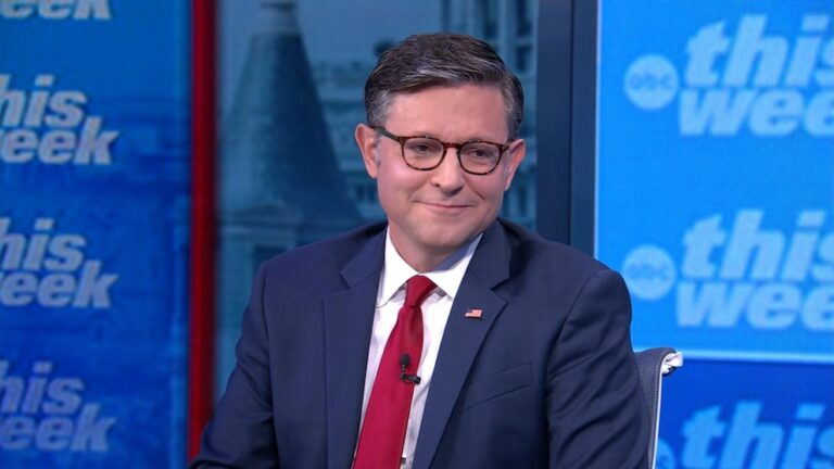 Mike Johnson defends Trump administration’s threat to send active-duty Marines to an American city.