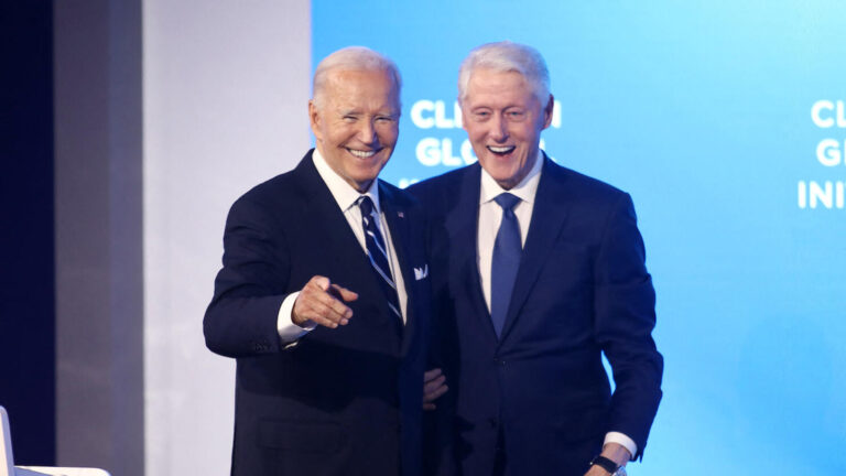Bill Clinton defends Joe Biden.