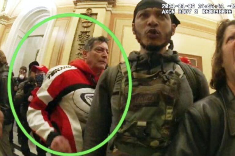 Capitol rioter ordered to pay $500k to wife of cop he assaulted on Jan. 6 who later committed suicide.