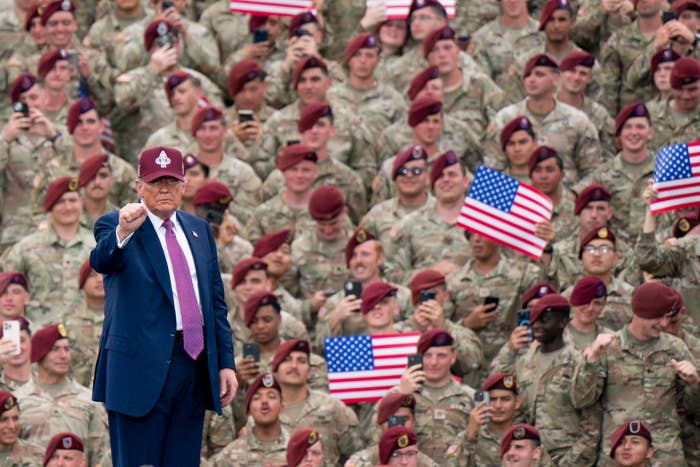Troops at Trump’s Fort Bragg rally were chosen based on their politics and physical appearance: “No fat soldiers.”