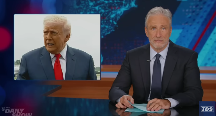 Jon Stewart slams Trump for ‘happily lighting the fuse’ on LA ‘tinderbox.’