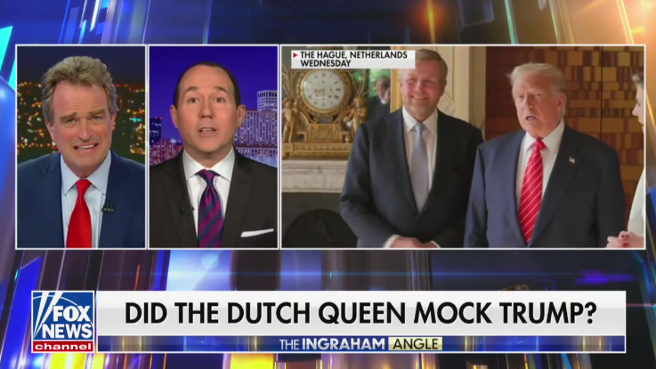 Fox News contributor says ‘Daddy Trump’ might use bunker-buster bomb on Dutch Queen who ‘clearly made fun of his mouth’