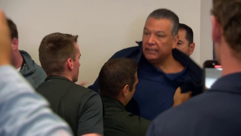 Sen. Alex Padilla is forcibly removed from DHS Secretary Kristi Noem's news conference in Los Angeles: Report.