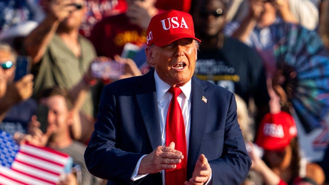 Trump claims he had no idea that the slur he used during rally speech is antisemitic.