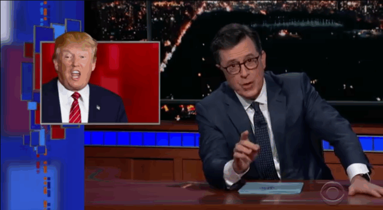 Trump celebrates CBS canceling Stephen Colbert show: “I absolutely love that”
