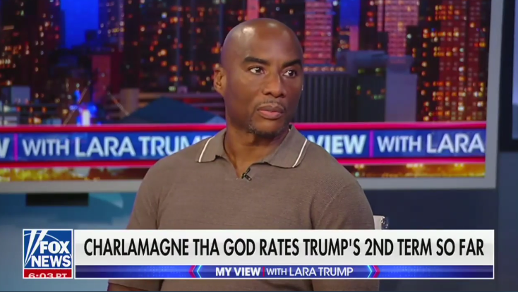 Trump lashes out at Charlamagne tha God after radio host criticized him on Fox News.