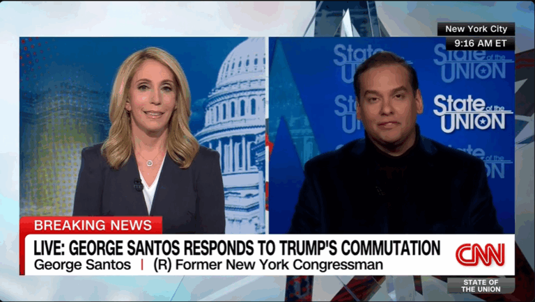 Serial liar George Santos compares himself to Jesus Christ.
