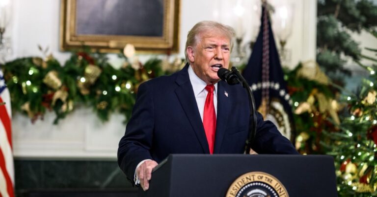 Trump wishes Merry Christmas to “Radical leftist scum.’