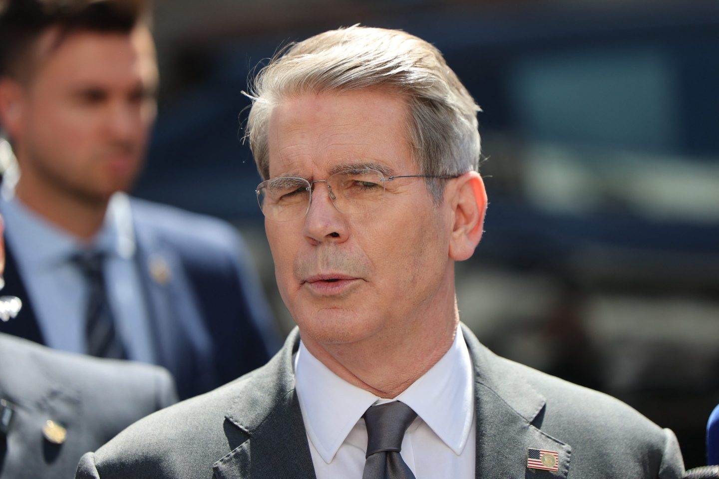 Scott Bessent heckled at DC restaurant.